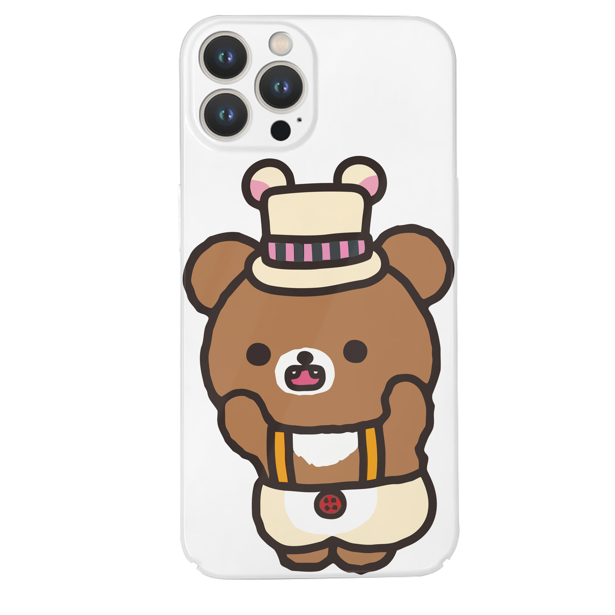 （画像用） リラックマ リラックマ キイロイトリ Rilakkuma Korilakkuma Kiiroitori 【iPhone 14シリーズ対応】ハードケース